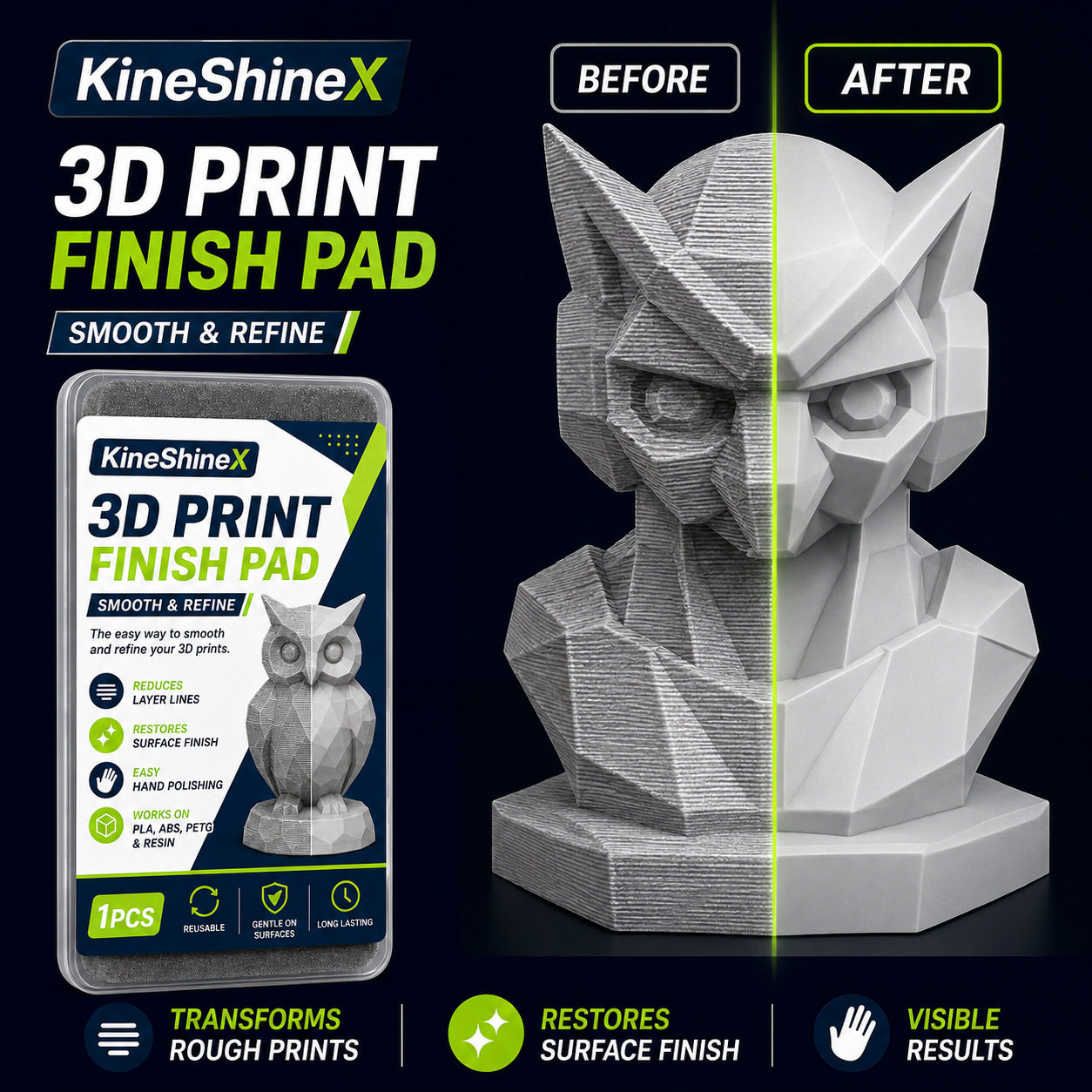 3D Print Finishing Pad, Reusab - 3D Printing Bambu Lab recension och pris