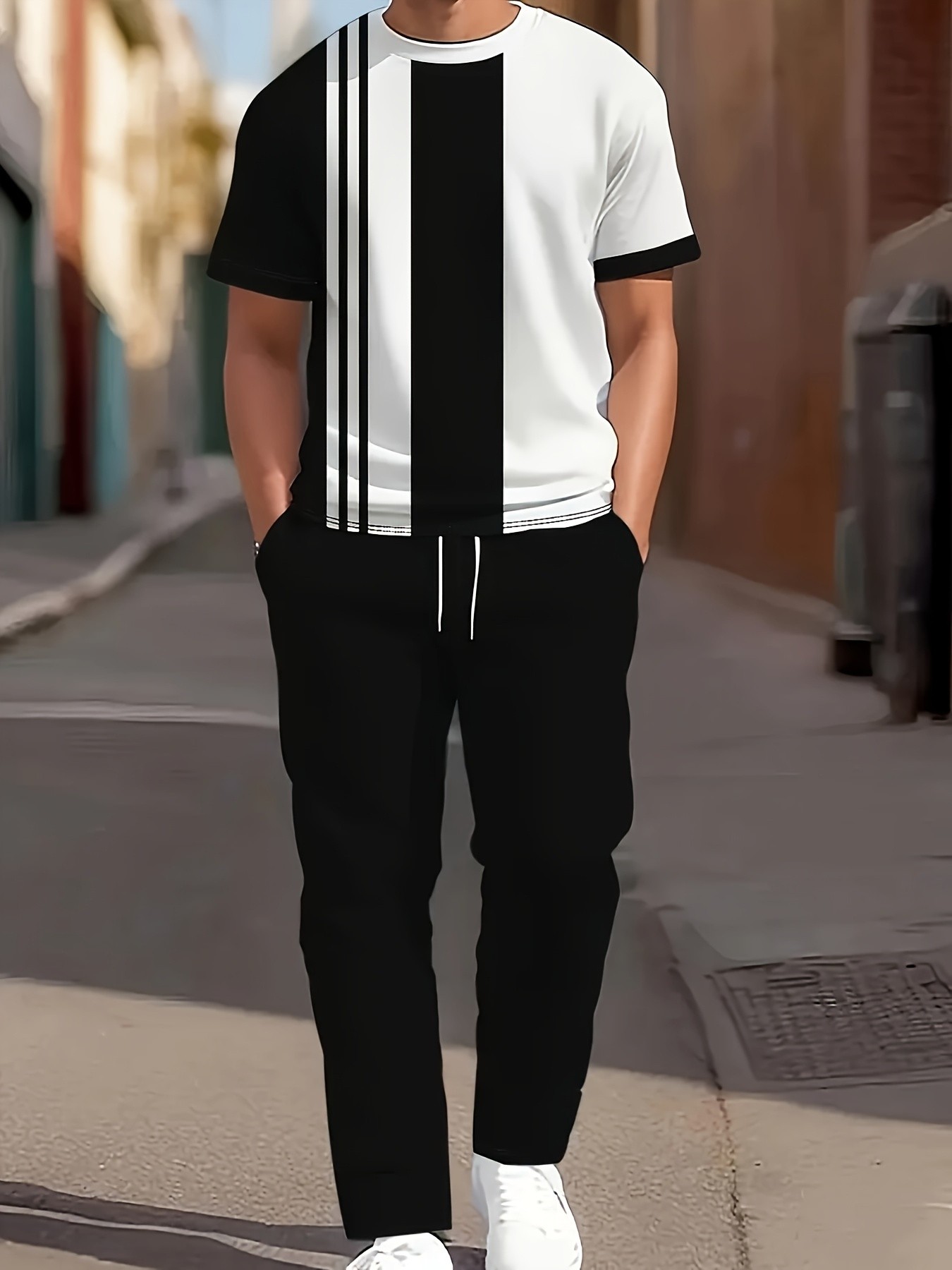2026 Summer New Men's Short-Sl - 3D Printing Custom recension och pris
